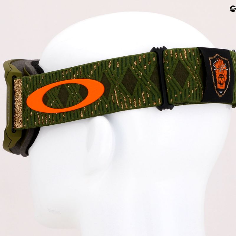Oakley Line Miner L sammy carlson sig/prizm sage gold iridium occhiali da sci 7