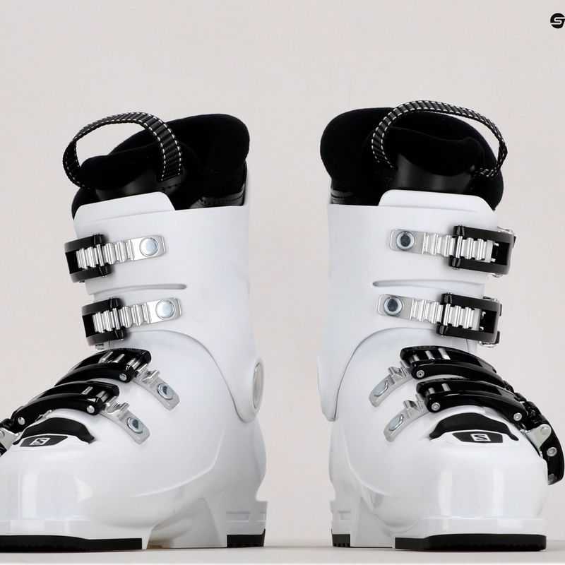 Scarponi da sci per bambini Salomon S/MAX 60T M bianco/acido/verde 10