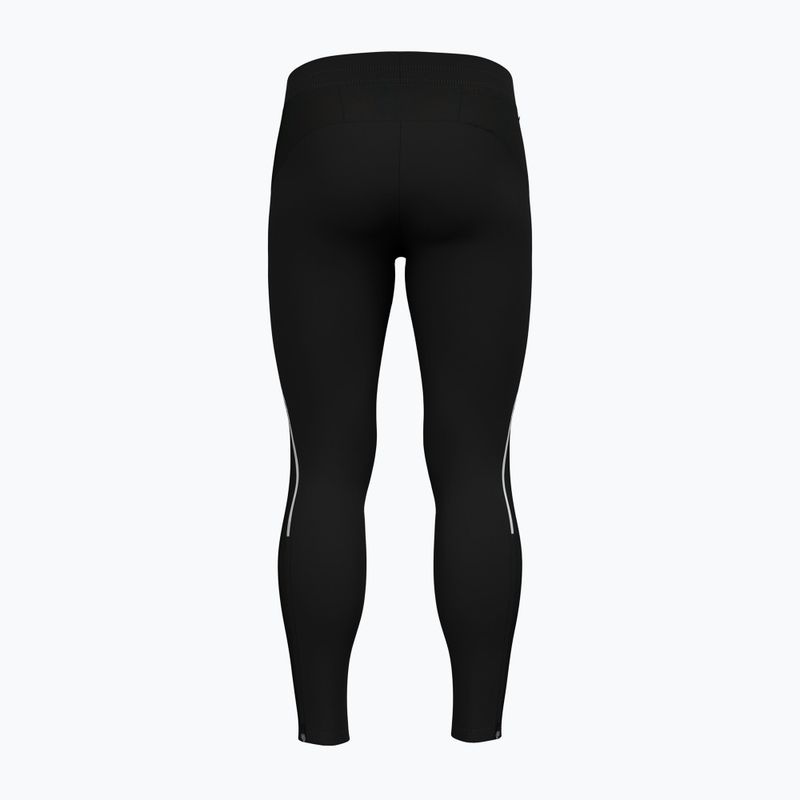 Pantaloni ODLO Ceramiwarm da uomo nero/grigio cemento 8