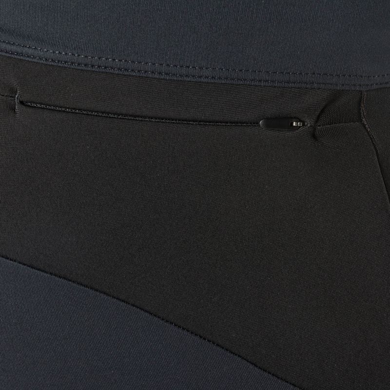 Pantaloni ODLO Ceramiwarm da uomo nero/grigio cemento 5