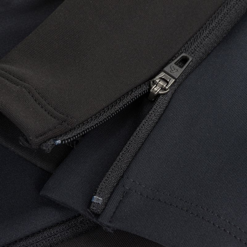 Pantaloni ODLO Ceramiwarm da uomo nero/grigio cemento 6