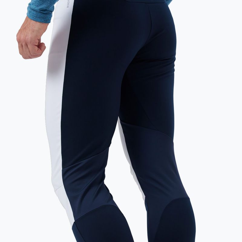 Pantaloni uomo ODLO Langnes zaffiro scuro/bianco keystyle 4