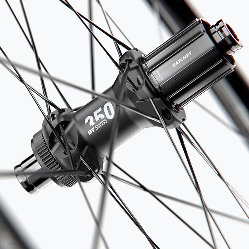 DT Swiss ER 1600 SP 700C CL 30 12/142 ASL11 nero ruota posteriore 2