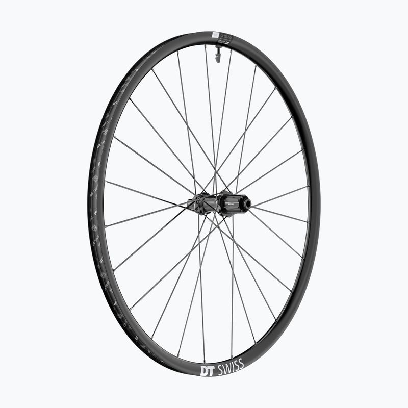 DT Swiss ER 1600 SP 700C CL 23 12/142 ASL11 nero ruota posteriore bicicletta