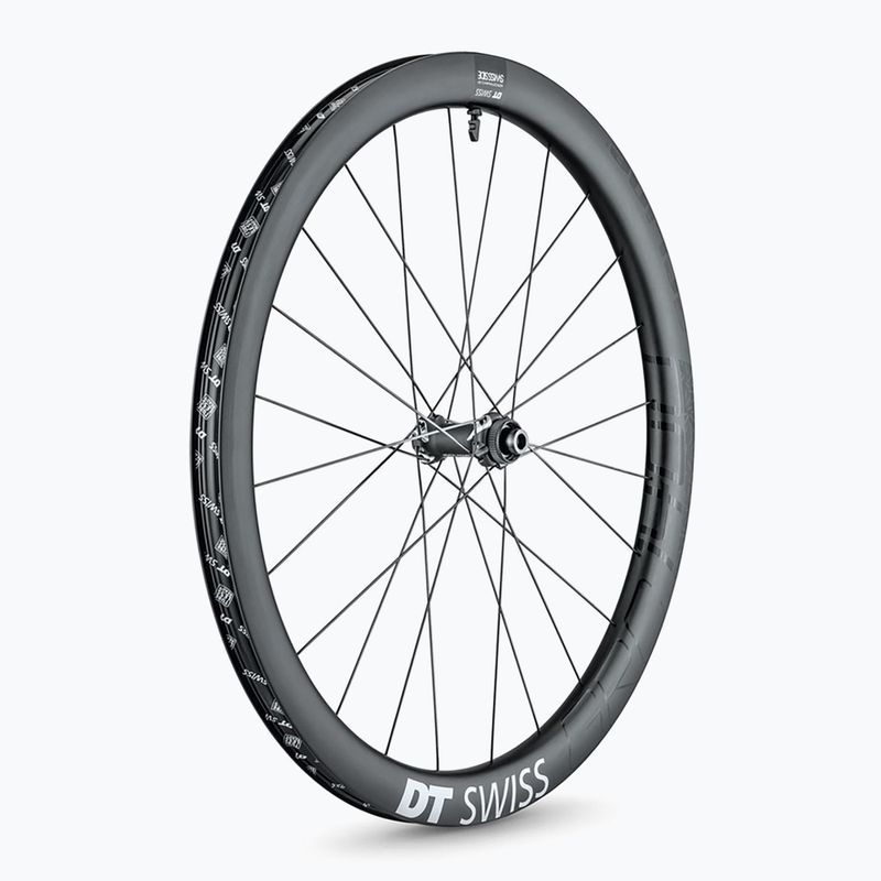 DT Swiss GRC 1400 SP 700C CL 42 12/100 nero ruota anteriore bicicletta
