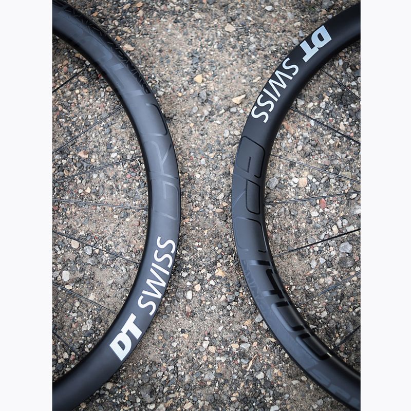 DT Swiss GRC 1400 SP 700C CL 42 12/142 ASLS11 nero ruota posteriore della bicicletta 2