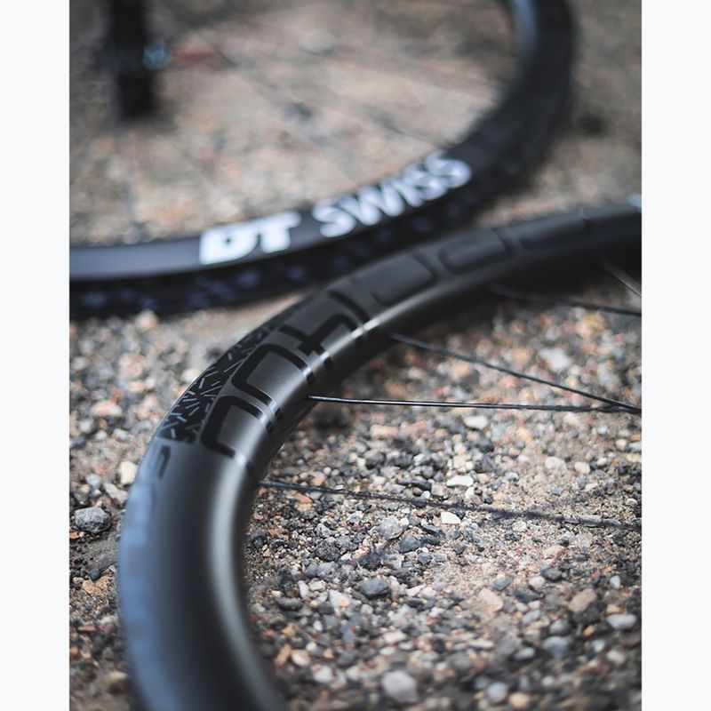 DT Swiss GRC 1400 SP 700C CL 42 12/142 ASLS11 nero ruota posteriore della bicicletta 3