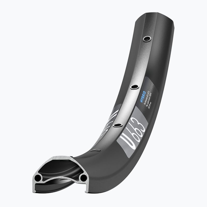 DT Swiss U 663 27 30 MM DB VI 32 nero cerchio bicicletta 2