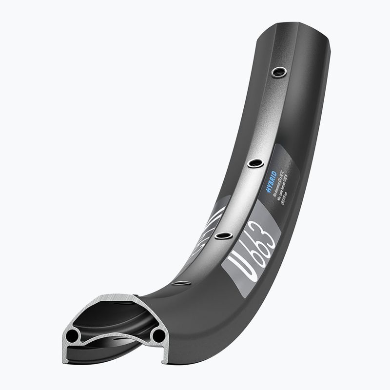DT Swiss U 663 29 30 MM DB VI 28 nero cerchio bicicletta 2
