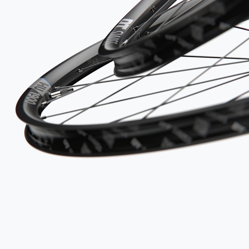 DT Swiss HU 1900 SP 29 CL 30 15/110 nero ruota anteriore della bicicletta 6