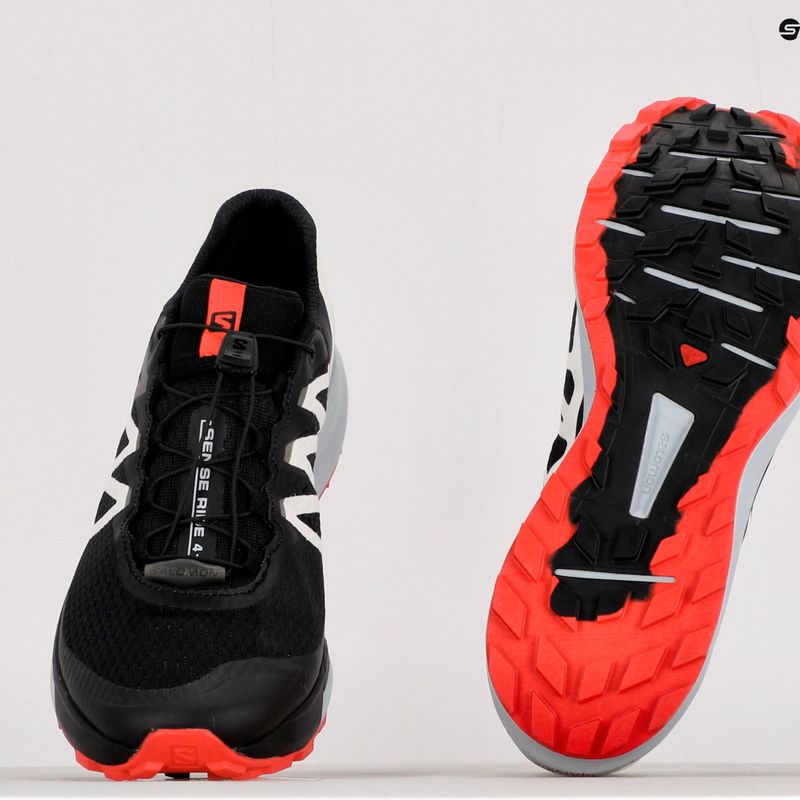 Scarpe da corsa da uomo Salomon Sense Ride 4 nero/blu perlato/pord 13