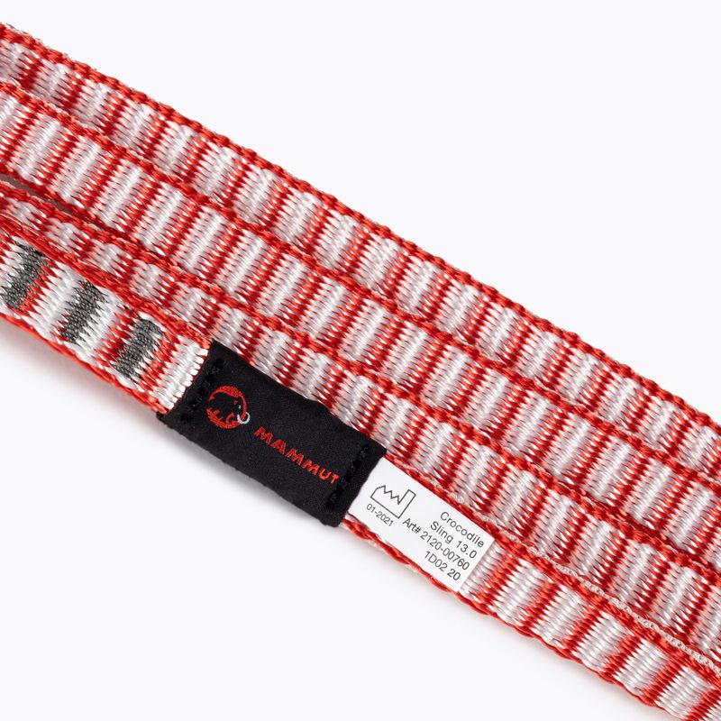 Mammut Crocodile Sling 13.0 nastro da arrampicata rosso 2