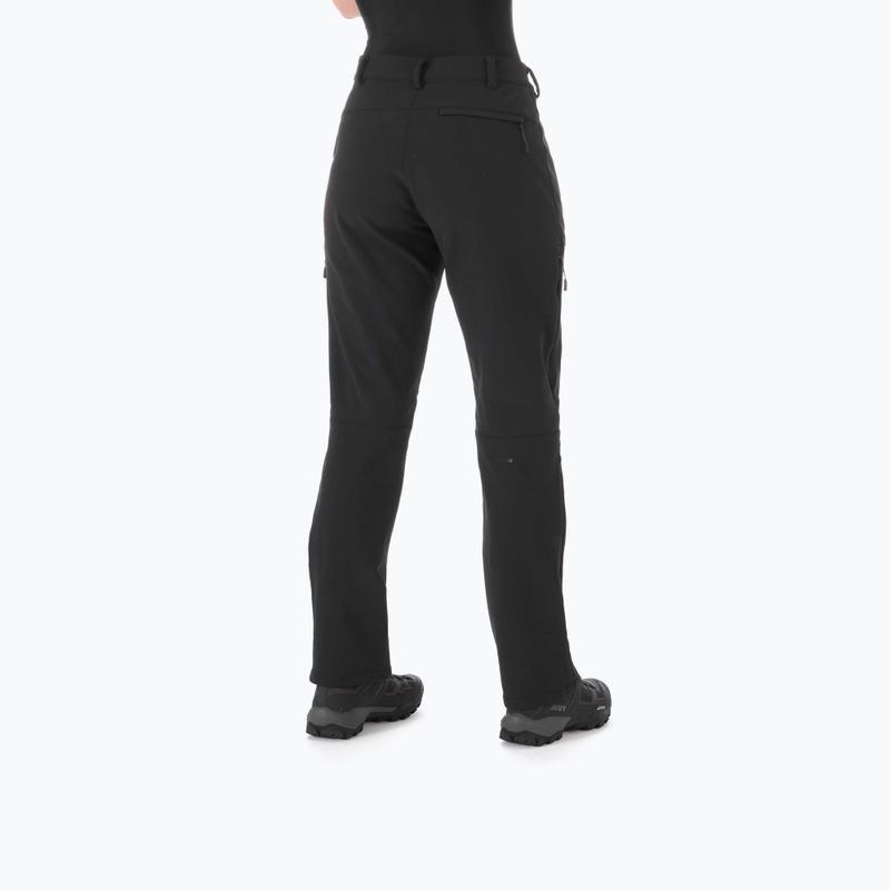 Pantaloni softshell da donna Mammut per l'escursionismo invernale SO nero 2