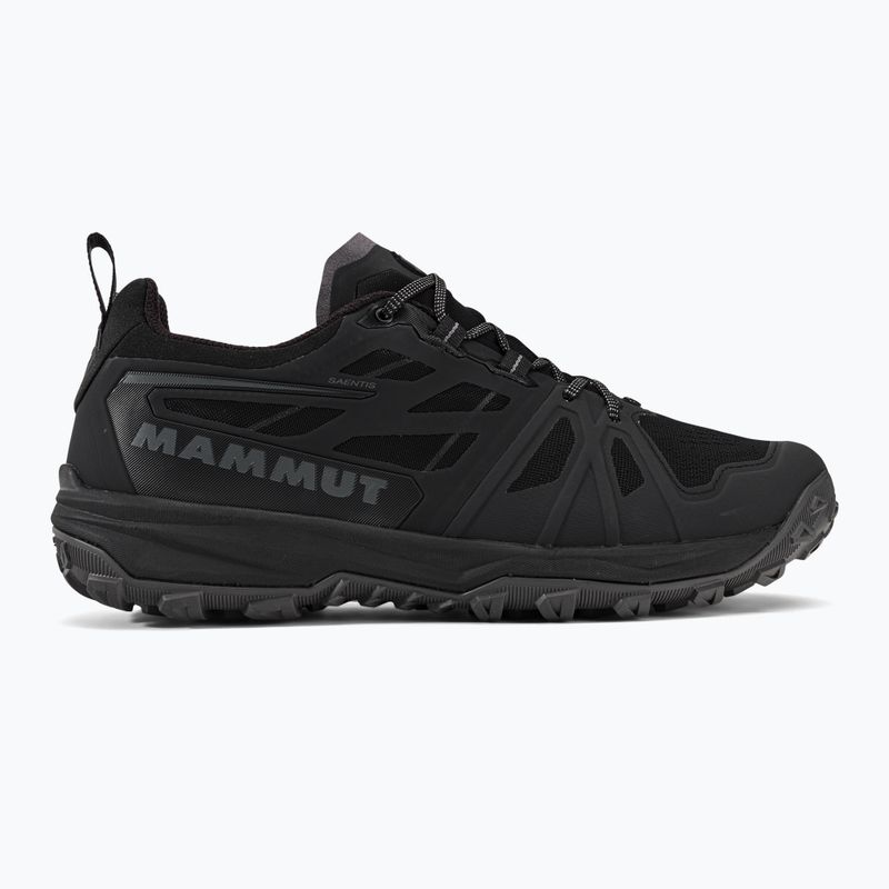 Scarpe da trekking da uomo Mammut Saentis Low nero/titanio 2