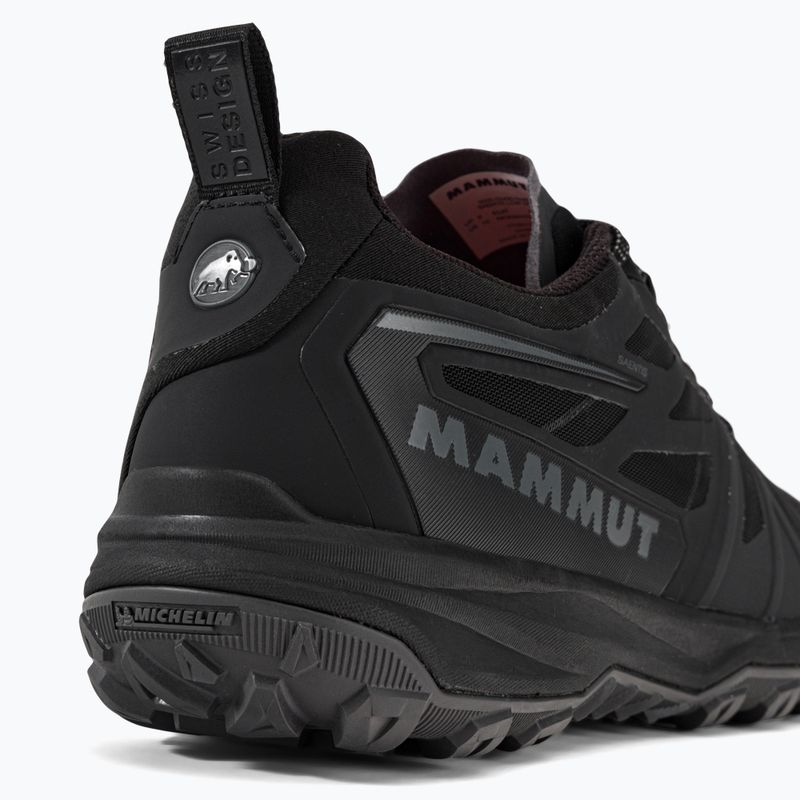 Scarpe da trekking da uomo Mammut Saentis Low nero/titanio 9