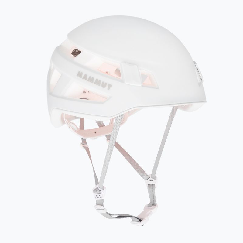 Casco da arrampicata Mammut Crag Sender bianco