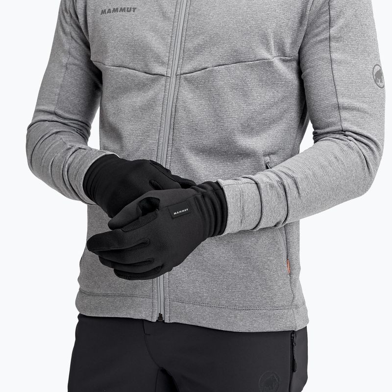 Guanti da trekking Mammut Fleece Pro nero 5