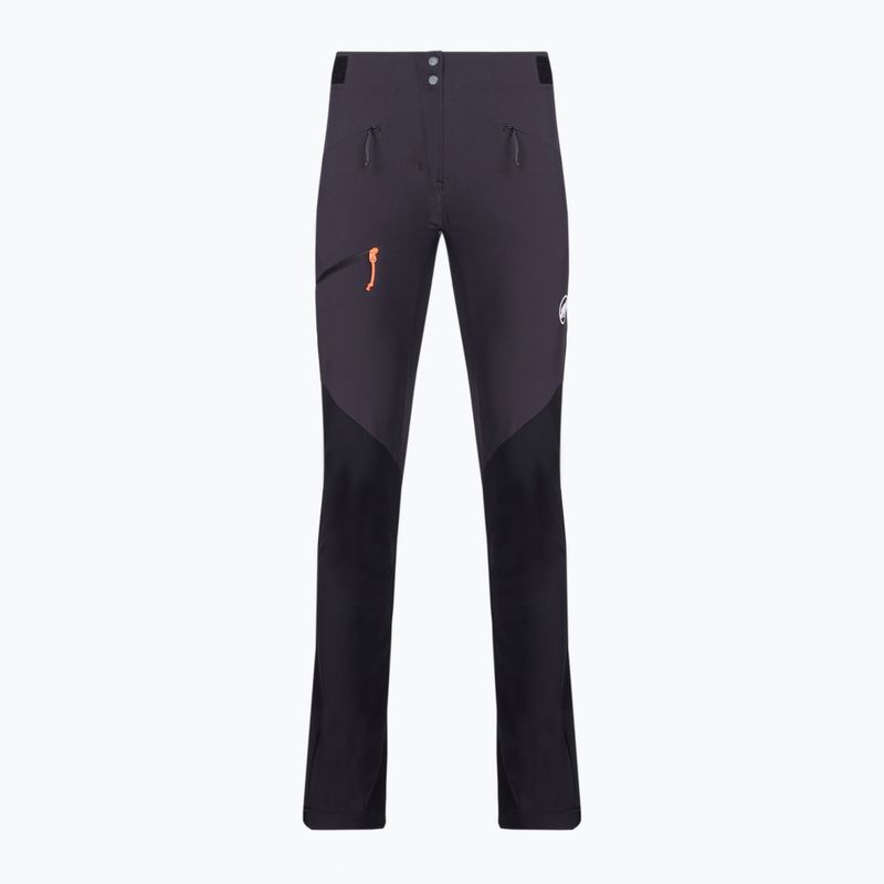 Pantaloni softshell da donna Mammut Courmayeur SO nero 4