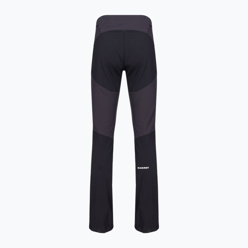 Pantaloni softshell da donna Mammut Courmayeur SO nero 5