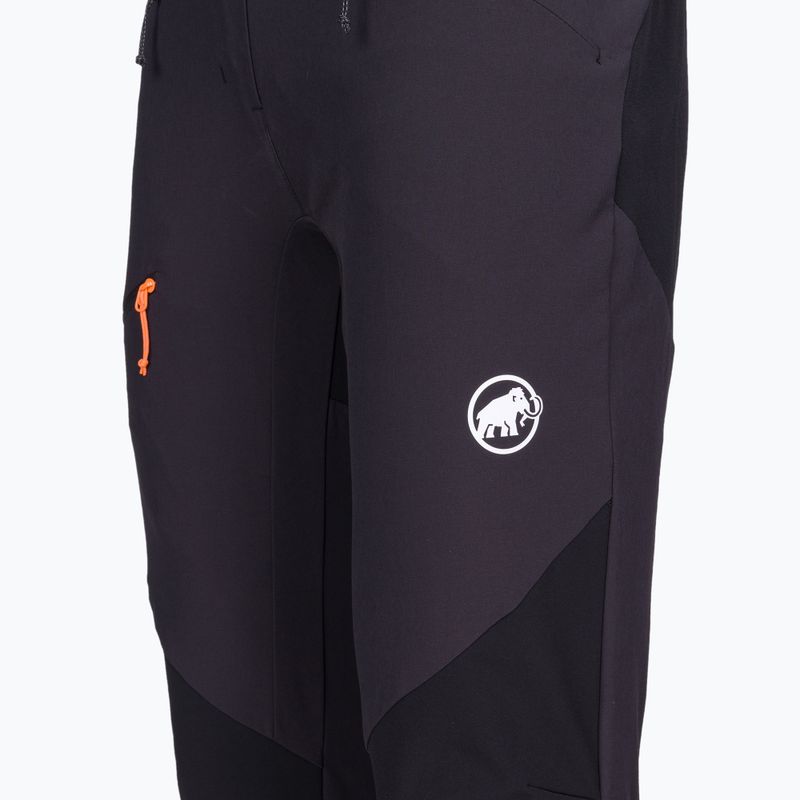 Pantaloni softshell da donna Mammut Courmayeur SO nero 6