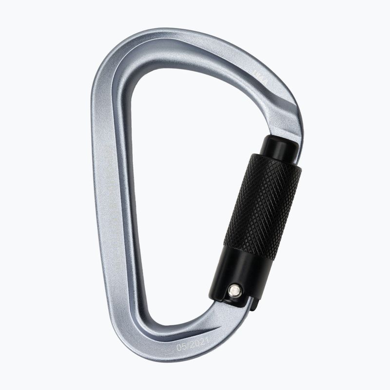 Moschettone da arrampicata Mammut Classic HMS Twistlock Plus grigio chiaro