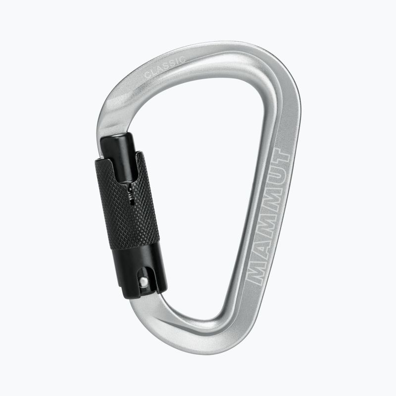 Moschettone da arrampicata Mammut Classic HMS Twistlock Plus grigio chiaro 4