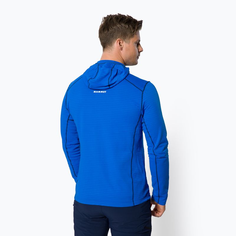 Felpa trekking uomo Mammut Aconcagua Light ML con cappuccio ice marine 3