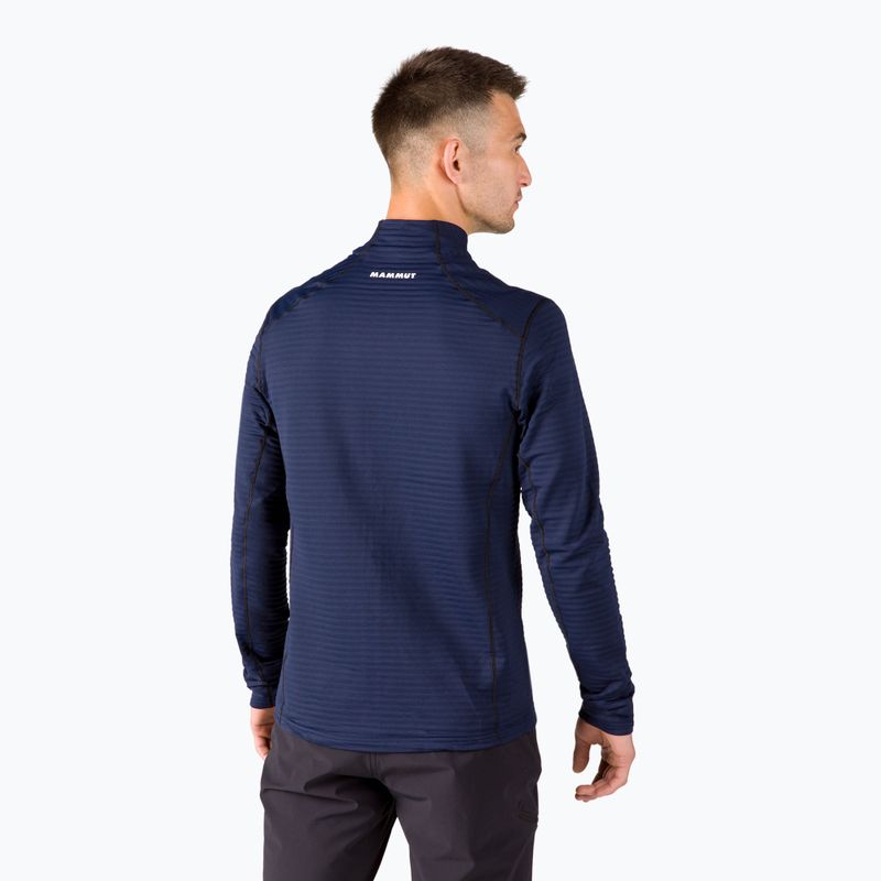 Felpa da trekking da uomo Mammut Aconcagua Light ML con cappuccio marino 3