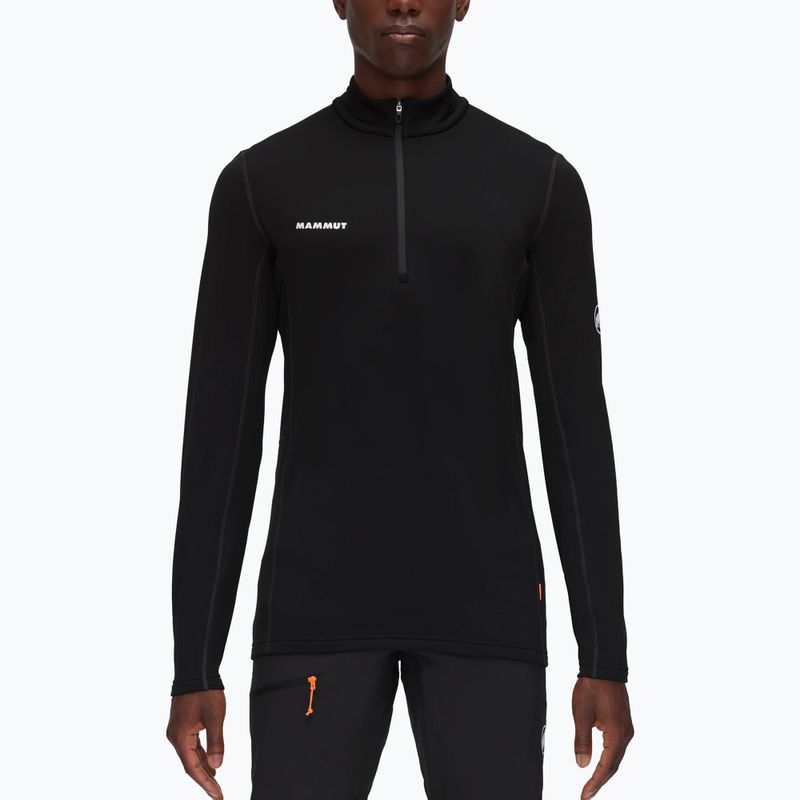 Felpa da trekking da uomo Mammut Aenergy ML Half Zip Pull nero