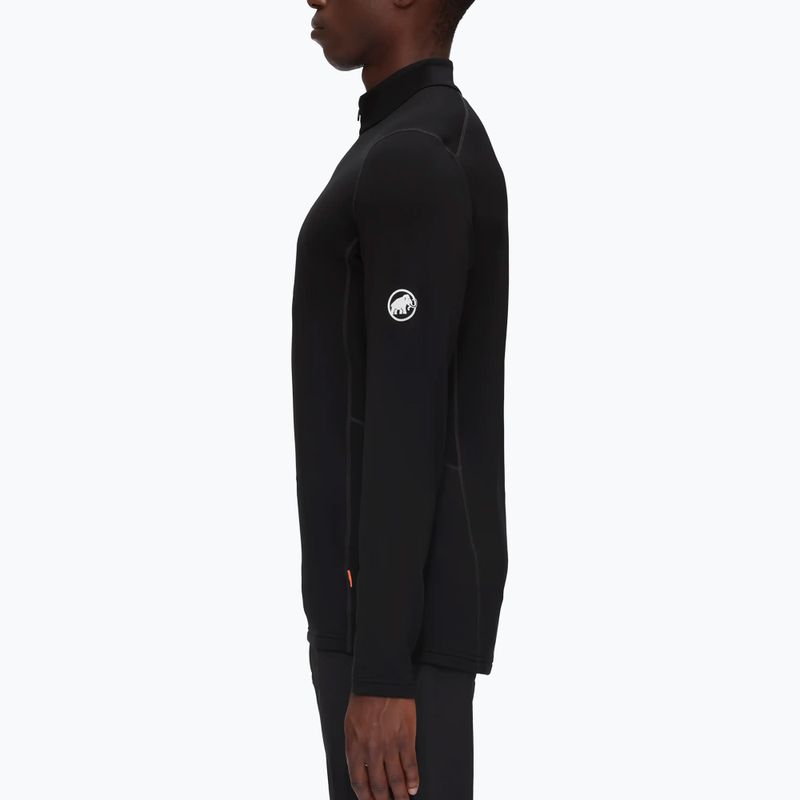 Felpa da trekking da uomo Mammut Aenergy ML Half Zip Pull nero 3