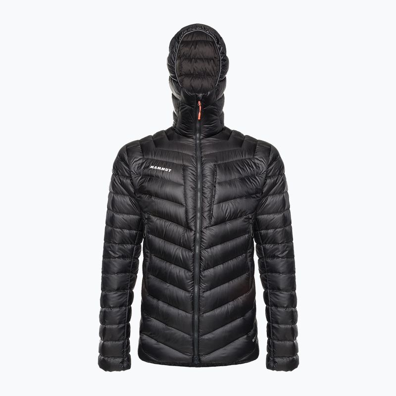 Piumino da uomo Mammut Broad Peak IN con cappuccio nero/bianco 4