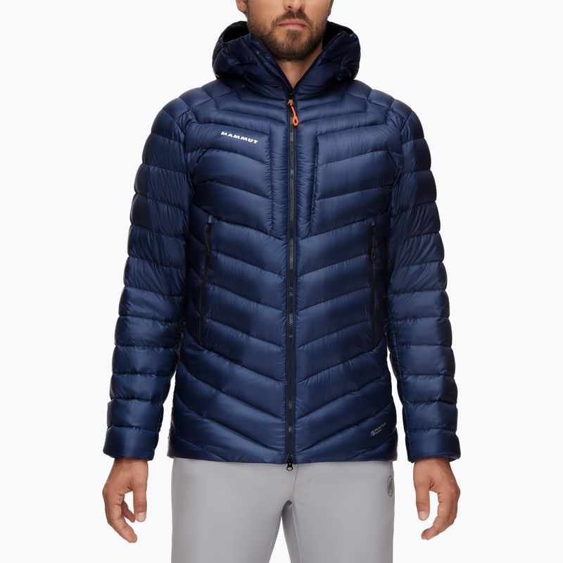 Piumino da uomo Mammut Broad Peak IN con cappuccio marine 2