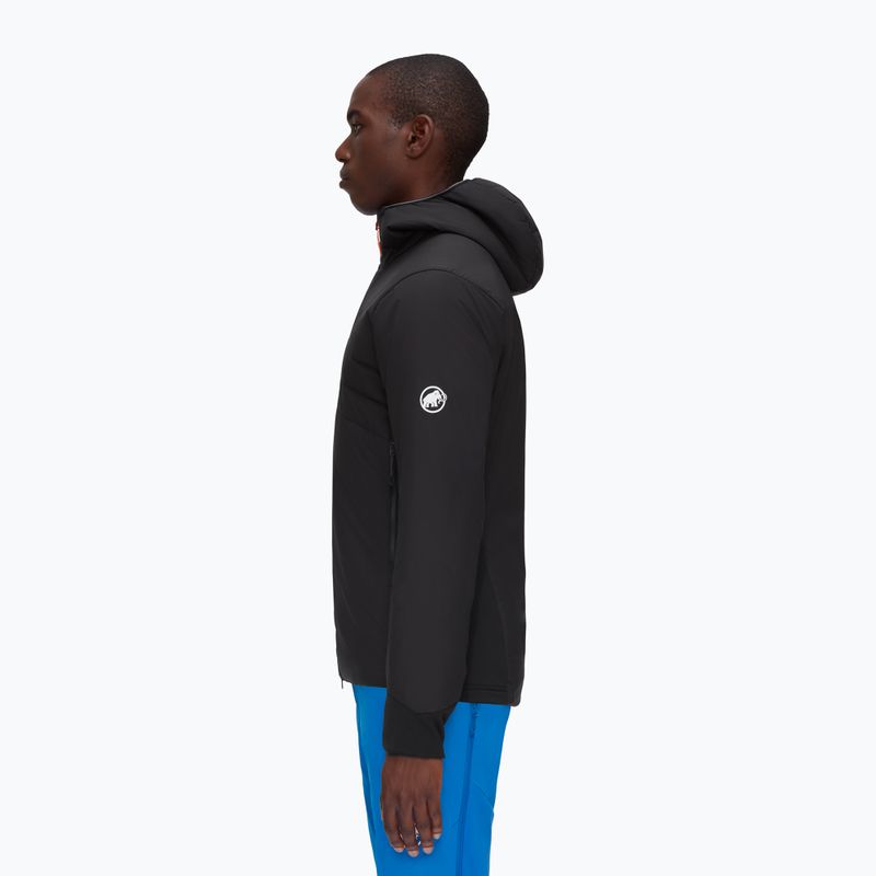 Piumino da uomo Mammut Rime Light IN Flex con cappuccio nero/phantom 8