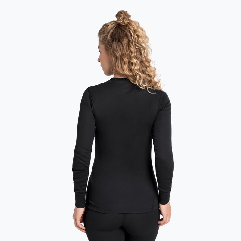 Donna Thermoactive Longsleeve ODLO Active Warm Bl Top Girocollo nero 2