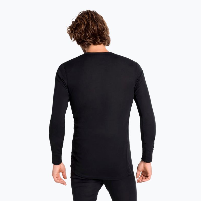 Maglia termica da uomo ODLO Active Warm Bl Top Crew Neck black 2
