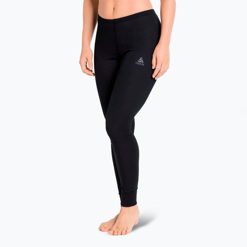 Pantaloni termoattivi da donna ODLO Active Warm Bl Bottom Long nero