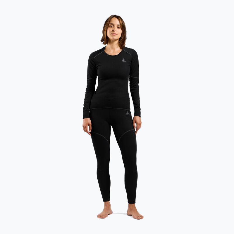 Maglia termica donna a maniche lunghe  Active X-Warm Bl Top Crew Neck black 2