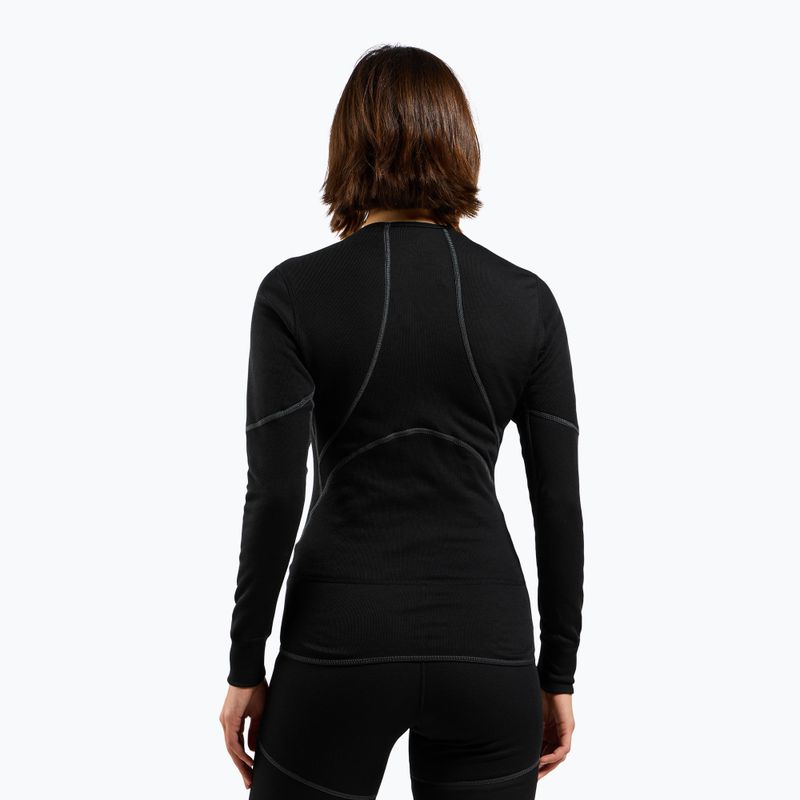 Maglia termica donna a maniche lunghe  Active X-Warm Bl Top Crew Neck black 3