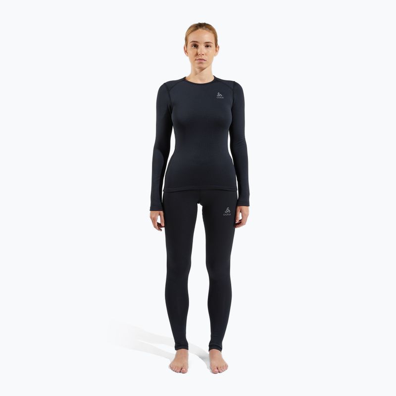 Maglia termica da donna ODLO Fundamentals Active Warm Bl Top Crew Neck black 2