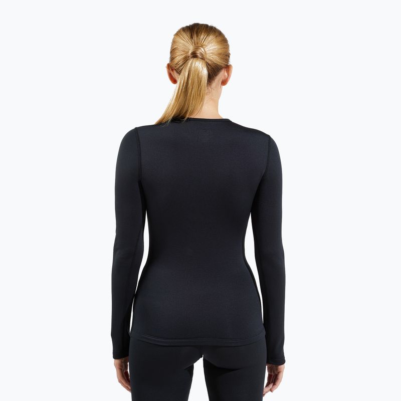 Maglia termica a maniche lunghe da donna ODLO Fundamentals Active Warm Bl Top Crew Neck black 3