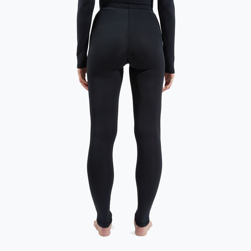Pantaloni termici da donna ODLO Fundamentals Active Warm Bl Bottom Long neri 3