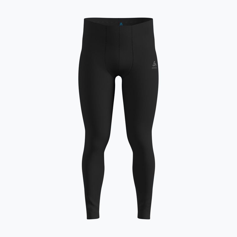 Pantaloni termici da uomo ODLO Fundamentals Active Warm Bl Bottom Long neri