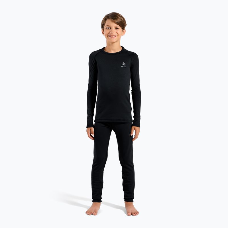 Set di intimo termico per bambini ODLO Fundamentals Active Warm Eco nero
