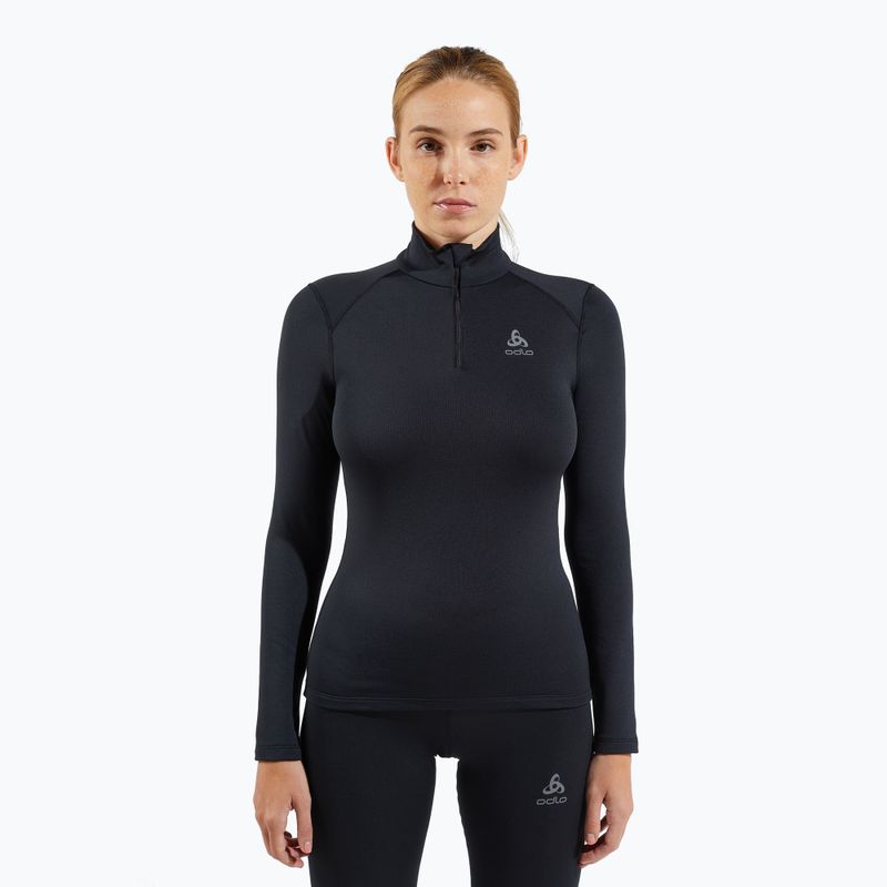 Maglia termica da donna ODLO Fundamentals Active Warm Bl Top Turtle Neck black
