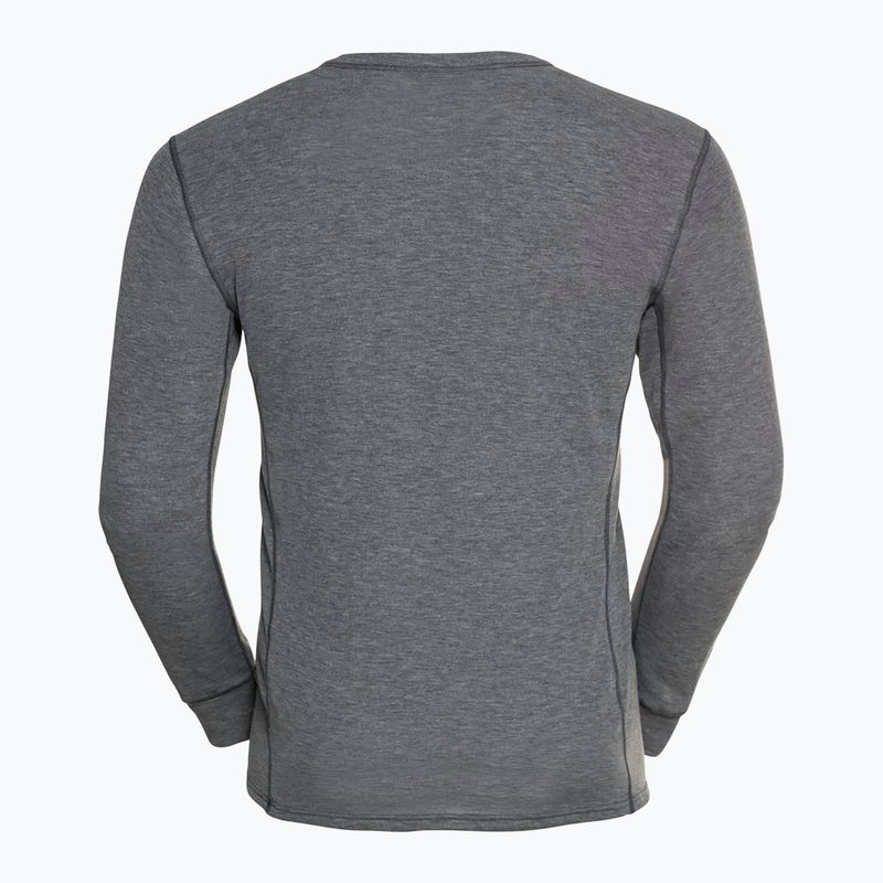 Maglia termica da uomo ODLO Active Warm Bl Top Crew Neck odlo steel grey melange 5