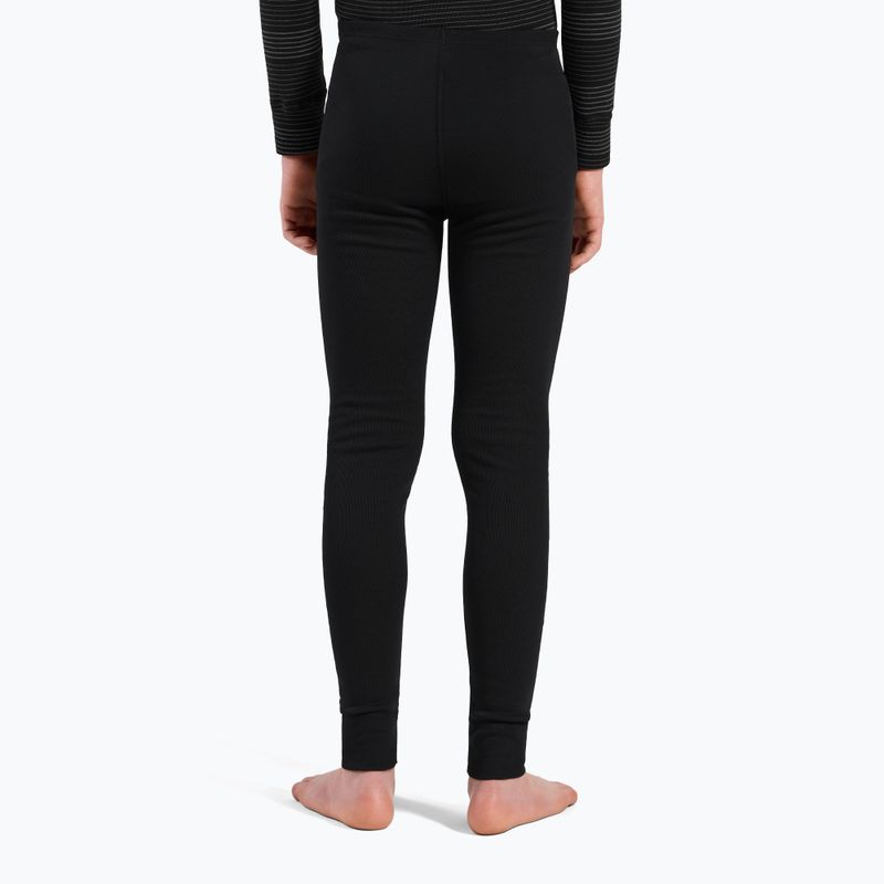 Set di intimo termico per bambini ODLO Active Warm Eco nero/grigio melange 4
