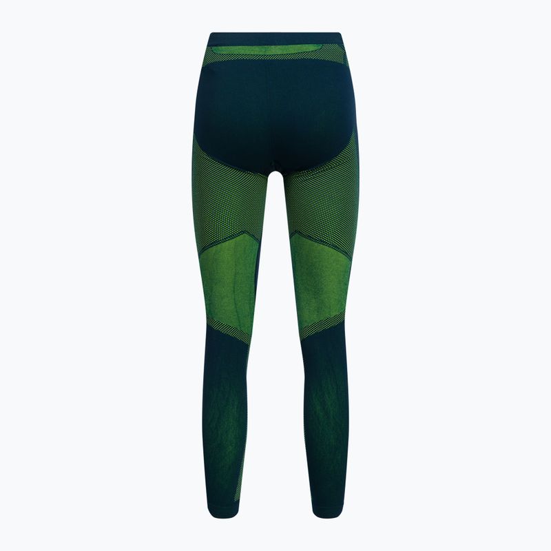 Set di biancheria intima termica da uomo ODLO Fundamentals Performance Warm zaffiro scuro/giallo 5