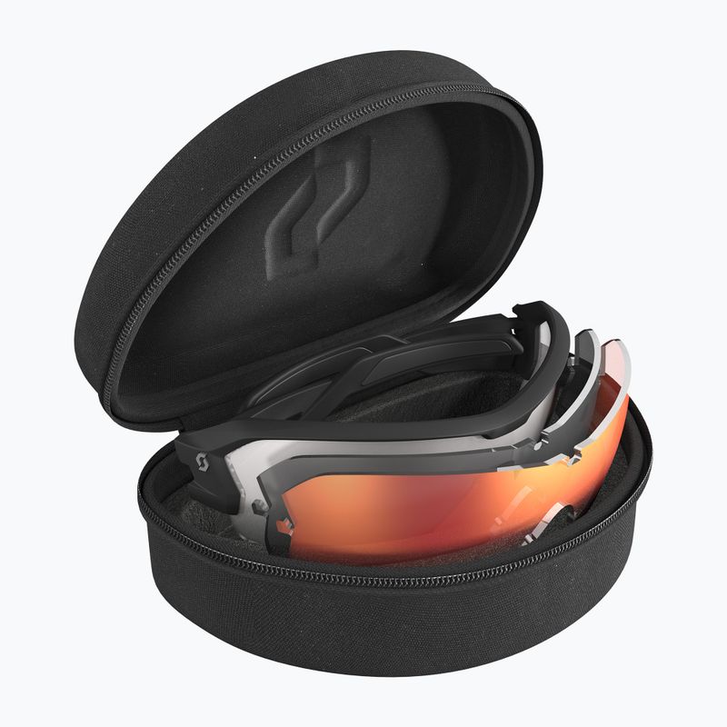 Occhiali da sole SCOTT Spur Multi-Lens Case nero grigio opaco/chiaro/rosso enhancer 5