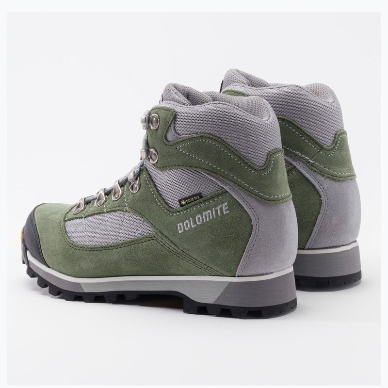 Stivali da trekking da donna Dolomite Zernez GTX verde oliva/grigio alluminio 3