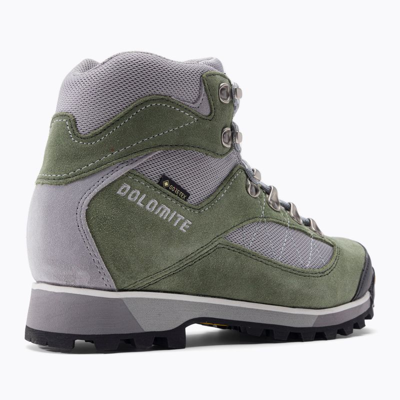Stivali da trekking da donna Dolomite Zernez GTX verde oliva/grigio alluminio 7